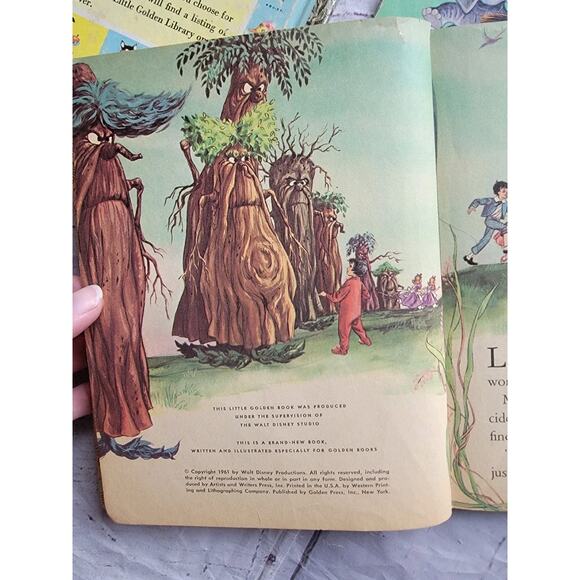 Vintage Little Golden Books Lot 8 Disney Christmas Mother Goose More 50s 60s - Picture 13 of 16